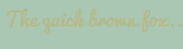 Image with Font Color B5BA8A and Background Color A9C6B1